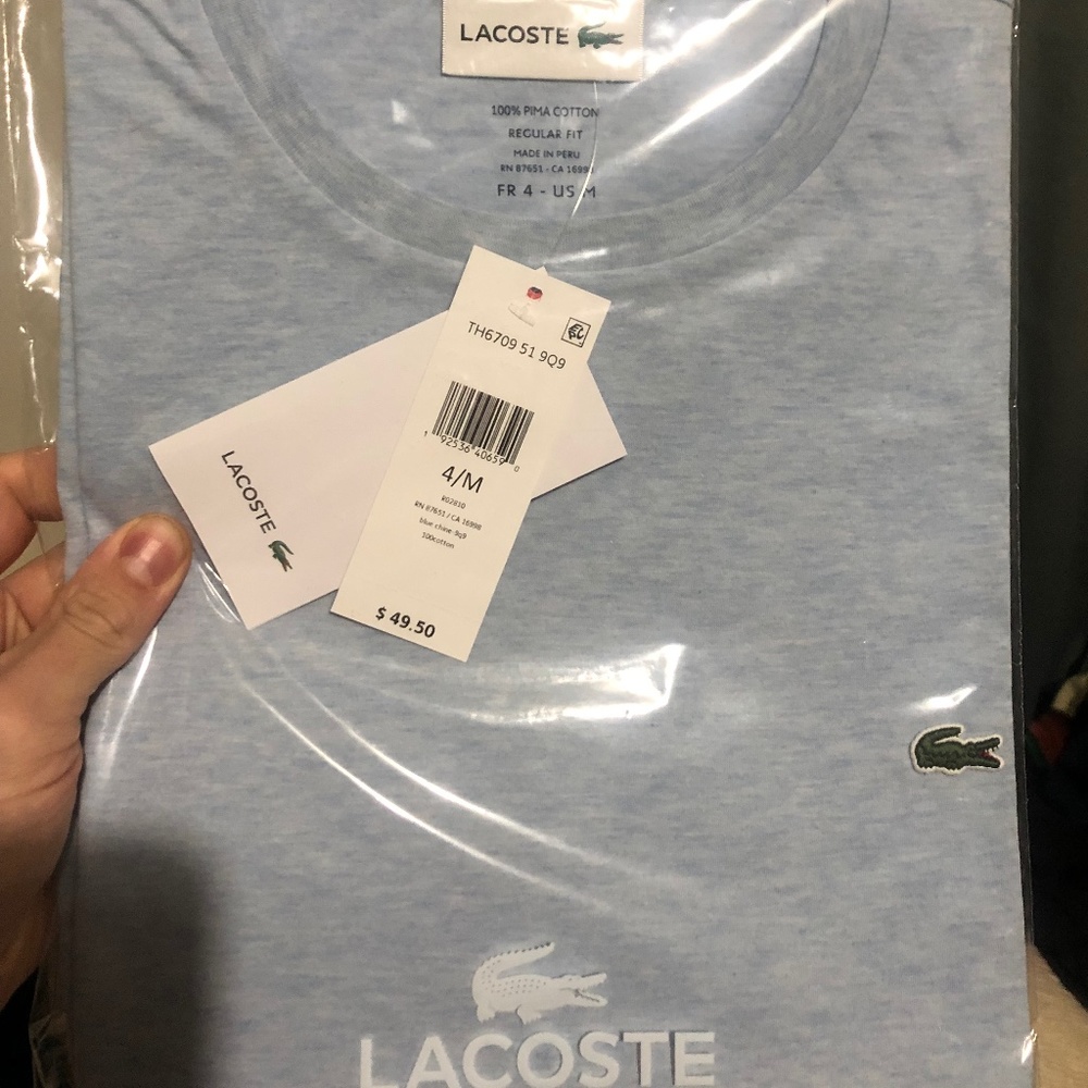 Lacoste Shirt Medium Mens